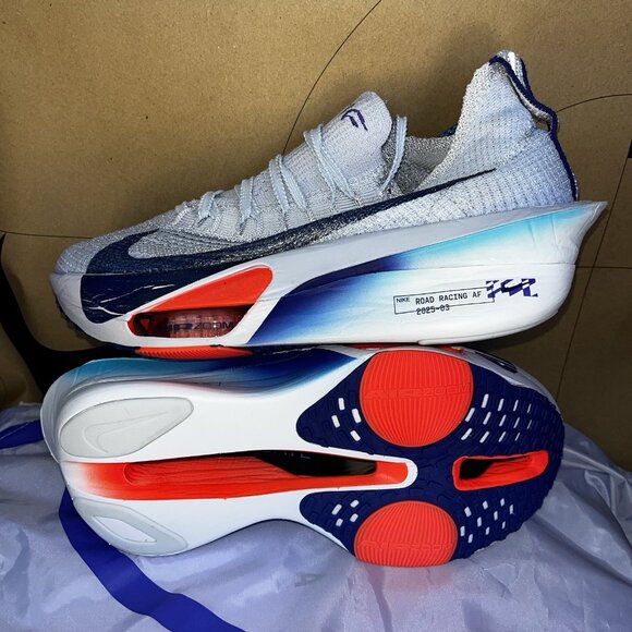 NEW Nike Air Zoom Alphafly Next% 3 Grey Blue Void  FD8315-001 Women Size 7 - Picture 6 of 7